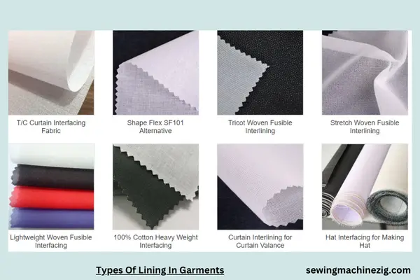 Types Of Lining In Garments