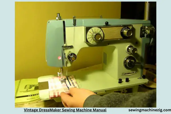 Vintage DressMaker Sewing Machine Manual