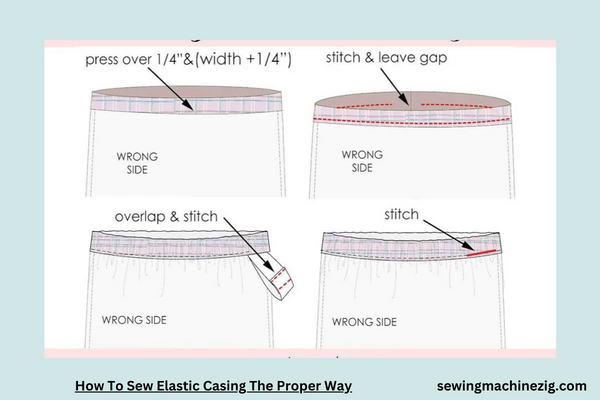 How To Sew Elastic Casing The Proper Way