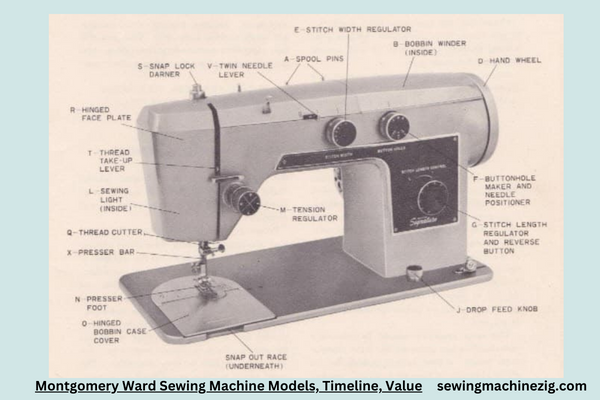 Montgomery Ward Sewing Machine Models Timeline Value