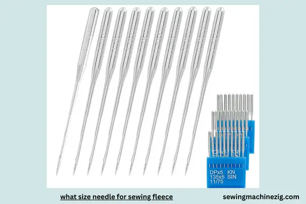 what size needle for sewing fleece 1