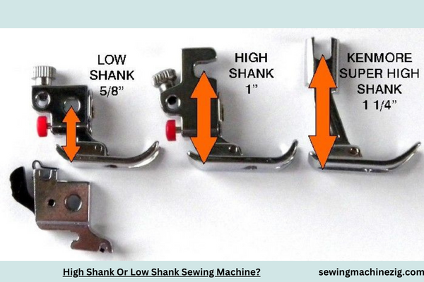 High Shank Or Low Shank Sewing Machine