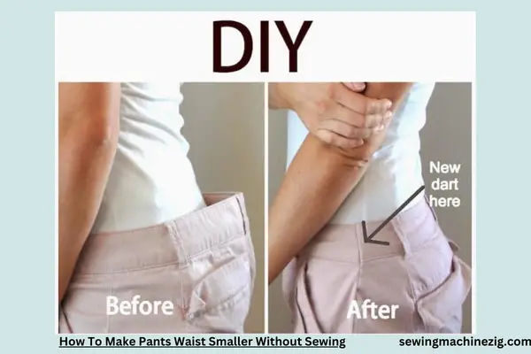 How To Make Pants Waist Smaller Without Sewing 1