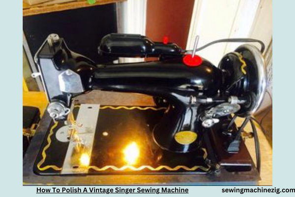 How To Polish A Vintage Singer Sewing Machine 1