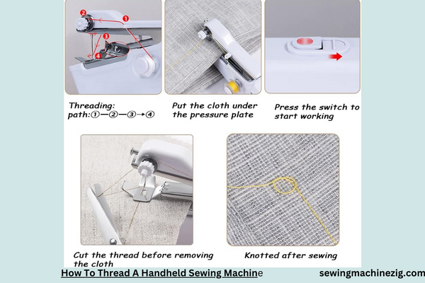 How To Thread A Handheld Sewing Machine 1