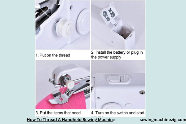 How To Thread A Handheld Sewing Machine 2