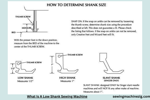 What Is A Low Shank Sewing Machine