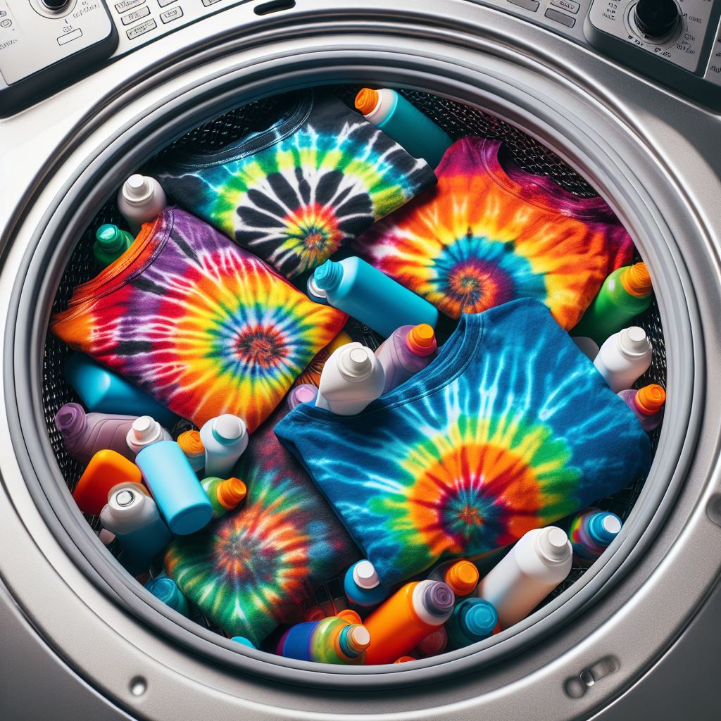 can you wash multiple tie dye shirts together